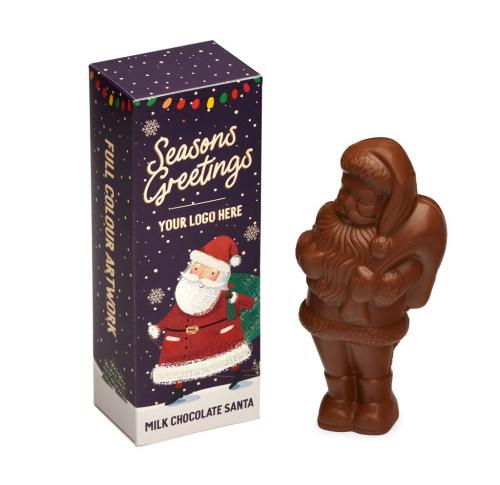 Branded Traditional Milk Chocolate Santa 41% Cocoa